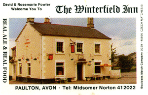 Winterfield Inn Matchbox
